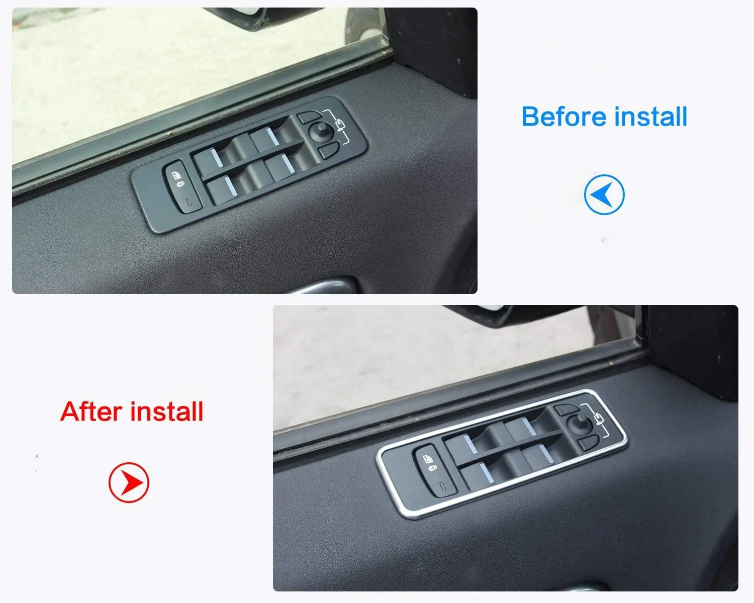 Car Window Lift Switch Panel Cover Trim 4pcs For Land Rover Discovery Sport 2015-2017
Car Window Lift Switch Panel Cover Trim 4pcs For Land Rover Discovery Sport 2015-2017