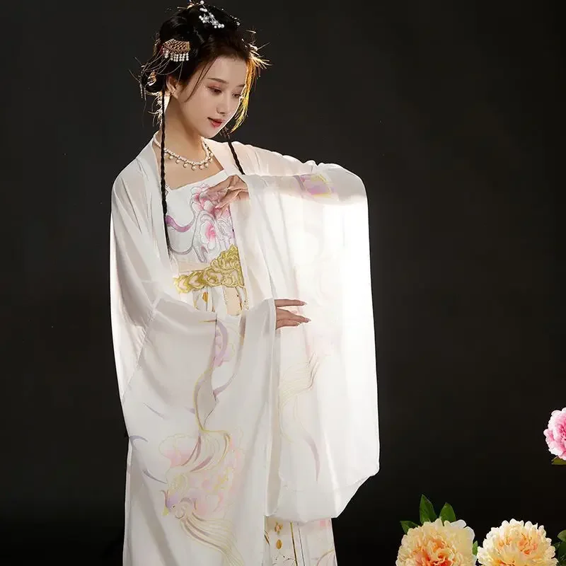 Женский костюм Hanfu большого размера 3XL в старинном стиле, Женский костюм для косплея, винтажное Летнее белое платье Hanfu для вечеринки
Женский костюм Hanfu большого размера 3XL в старинном стиле, Женский костюм для косплея, винтажное Летнее белое платье Hanfu для вечеринки