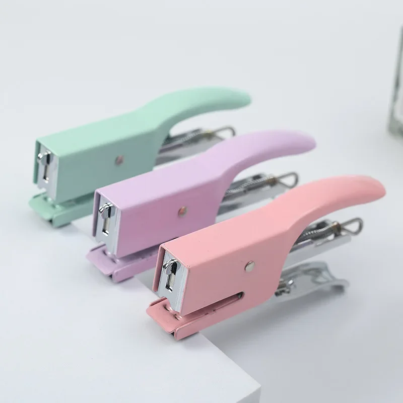 

Durable School Paper Deli Accessories Supplies Office Binding Binder Colors Stapling Stationery Book Fashion Stapler