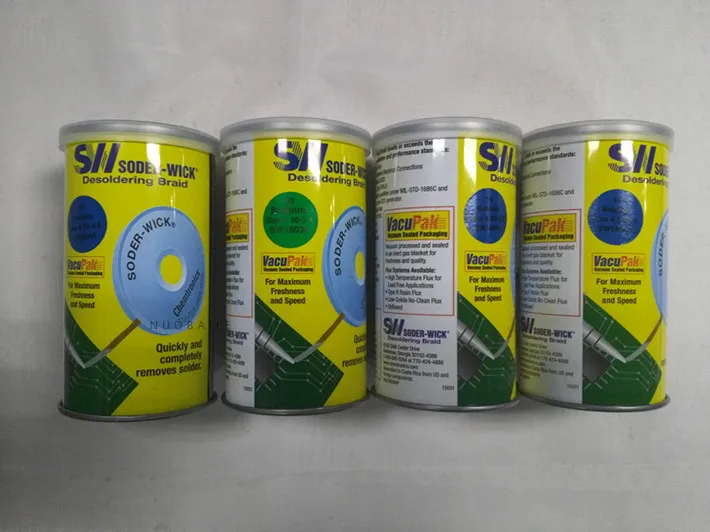 10pcs/lot The Best Desoldering Wick Lead-free Anti-Static Tin Suction Braid SW18025 SW18035 SW18045 Tin Suction Wire In Addition
10pcs/lot The Best Desoldering Wick Lead-free Anti-Static Tin Suction Braid SW18025 SW18035 SW18045 Tin Suction Wire In Addition