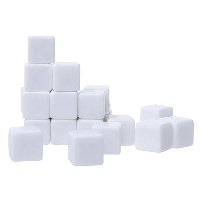 NEW-16MM White Acrylic Cubes Blank Dice For Board Games,Math Counting Teaching,Alphabet Numbers Custom Dice Making,48PCS
NEW-16MM White Acrylic Cubes Blank Dice For Board Games,Math Counting Teaching,Alphabet Numbers Custom Dice Making,48PCS