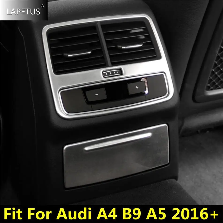 Car Accessories Rear Air Conditioning Outlet Frame Back AC Vents Cigarette Lighter Panel Cover Trim For Audi A4 B9 A5 2016- 2021
Car Accessories Rear Air Conditioning Outlet Frame Back AC Vents Cigarette Lighter Panel Cover Trim For Audi A4 B9 A5 2016- 2021