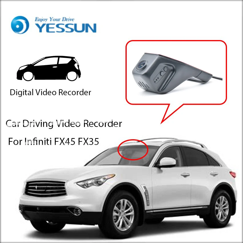 YESSUN For Infiniti FX45 FX35 Car DVR Digital Video Recorder Front Camera Dash HD 1080P Not Reverse Parking Camera
YESSUN For Infiniti FX45 FX35 Car DVR Digital Video Recorder Front Camera Dash HD 1080P Not Reverse Parking Camera
