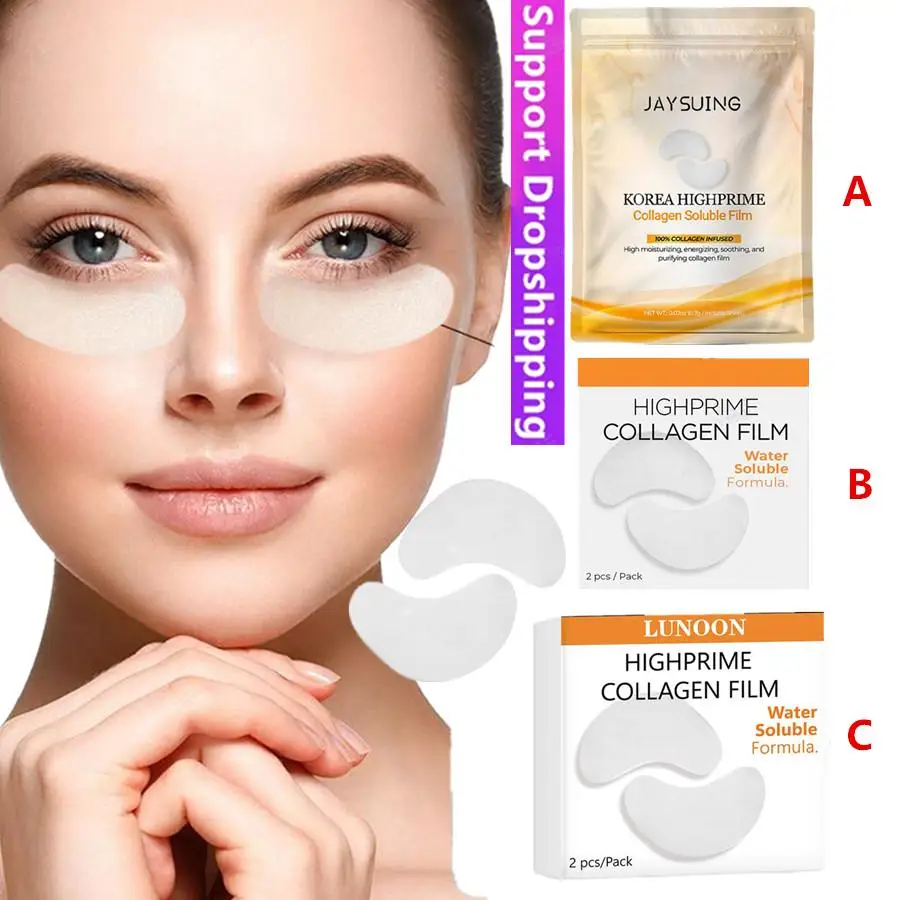 1Pair Korea Highprime Collagen Soluble Film Highprime Collagen Film Circles Moisturizing Remove Wrinkles Lift Anti-Aging Firming
1Pair Korea Highprime Collagen Soluble Film Highprime Collagen Film Circles Moisturizing Remove Wrinkles Lift Anti-Aging Firming