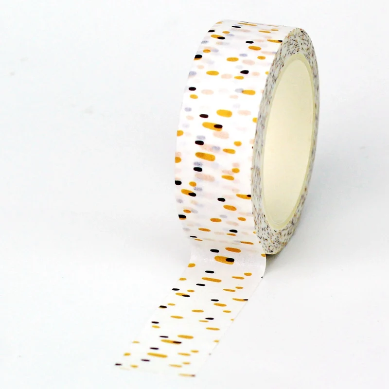 NEW 1PC 10M Decorative Yellow Dots Bee Pattern Washi Tape for Gift Wrapping Planner Masking Tape Cute Stationery
NEW 1PC 10M Decorative Yellow Dots Bee Pattern Washi Tape for Gift Wrapping Planner Masking Tape Cute Stationery