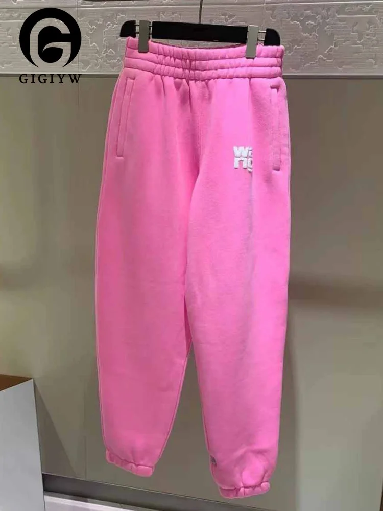 GIGIYW Elastic Waist Casual Loose Pants Letter Wide Trousers 2022 summer Women New Jogging Design Wan
GIGIYW Elastic Waist Casual Loose Pants Letter Wide Trousers 2022 summer Women New Jogging Design Wan