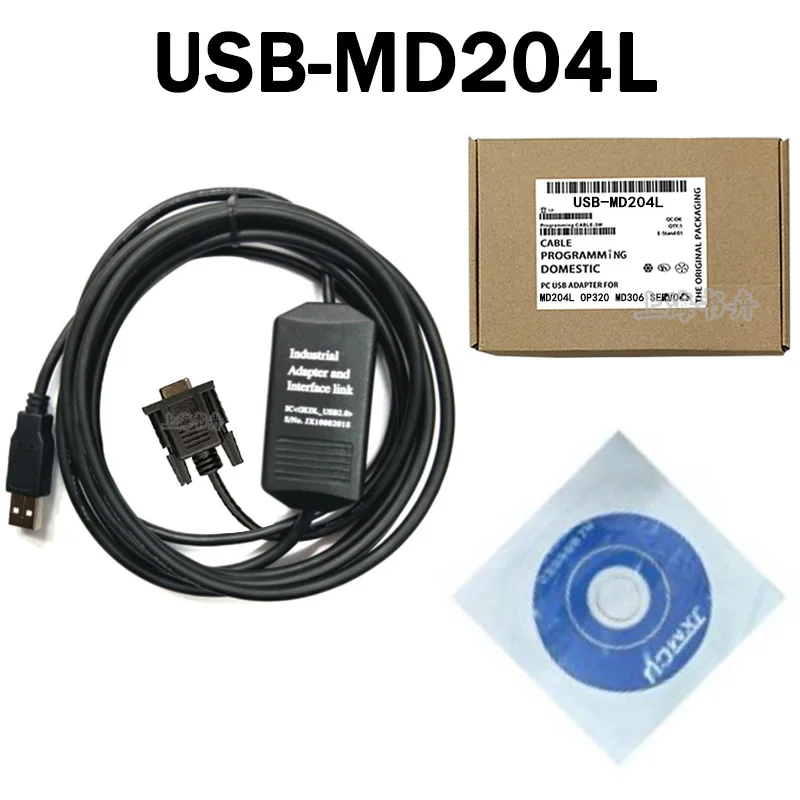 USB-MD204L Programming Cable for XINJE OP320-A MD204L MD306L MD308L Touch Screen Panel HMI Download Line
USB-MD204L Programming Cable for XINJE OP320-A MD204L MD306L MD308L Touch Screen Panel HMI Download Line