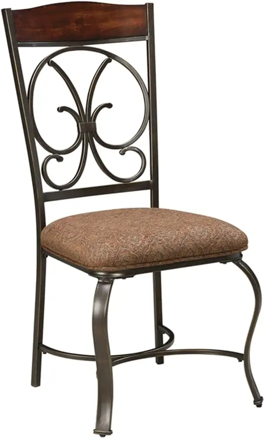Signature Design by Ashley Glambrey Old World Dining Chair with Cushion, 4 Count,, Brown
Signature Design by Ashley Glambrey Old World Dining Chair with Cushion, 4 Count,, Brown