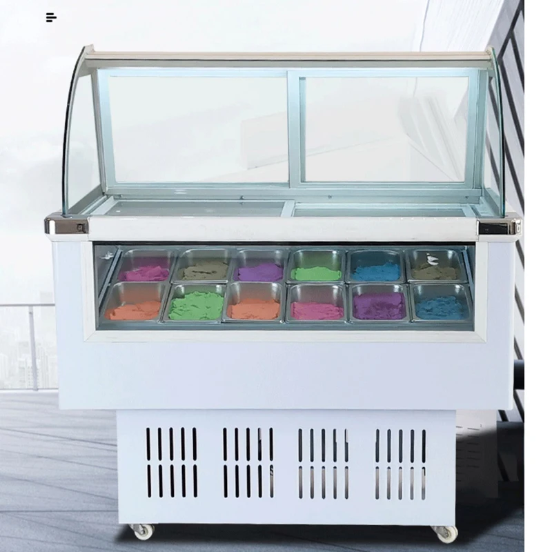 Quality Assurance Ice Cream Display Cabinet Commercial Ice Porridge Cabinet Glass Door Popsicle Showcase 260W
Quality Assurance Ice Cream Display Cabinet Commercial Ice Porridge Cabinet Glass Door Popsicle Showcase 260W