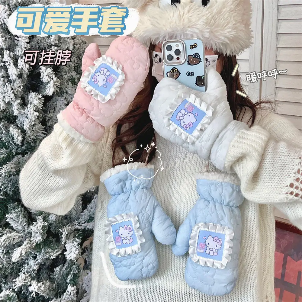 Милые плюшевые Мультяшные съемные перчатки Hello Kitty Sanrio для холодной погоды с воротником аниме плюшевые игрушки для девочек подарок на день рождения
Милые плюшевые Мультяшные съемные перчатки Hello Kitty Sanrio для холодной погоды с воротником аниме плюшевые игрушки для девочек подарок на день рождения