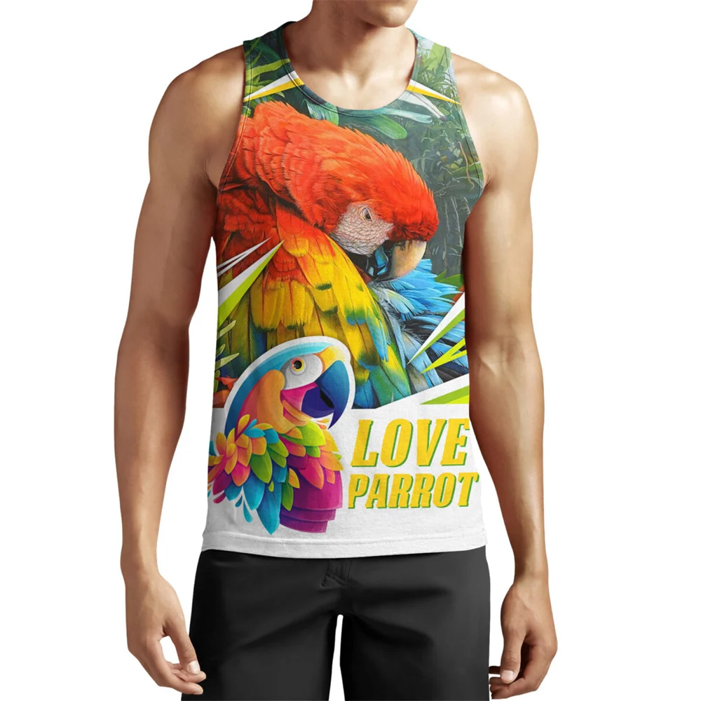 CLOOCL Men Vest Animal Macaw 3D Graphics Male Tank Tops Harajuku Streetwear Fashion Sleeveless Outdoor Sports Casual Tank-Tops
CLOOCL Men Vest Animal Macaw 3D Graphics Male Tank Tops Harajuku Streetwear Fashion Sleeveless Outdoor Sports Casual Tank-Tops