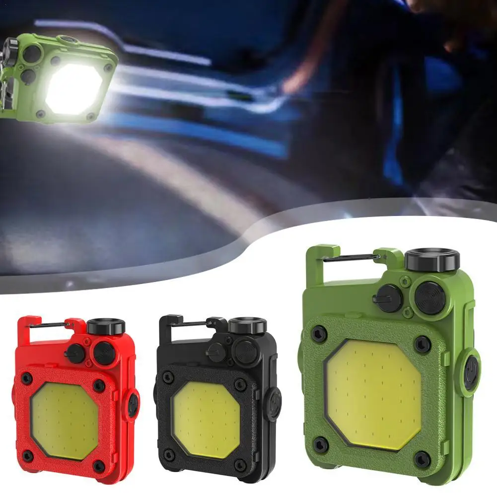COB Flashlights Small Keychain USB Rechargeable Flashlight Magnetic Working Light Portable Led Light Waterproof Night Light 
COB Flashlights Small Keychain USB Rechargeable Flashlight Magnetic Working Light Portable Led Light Waterproof Night Light
