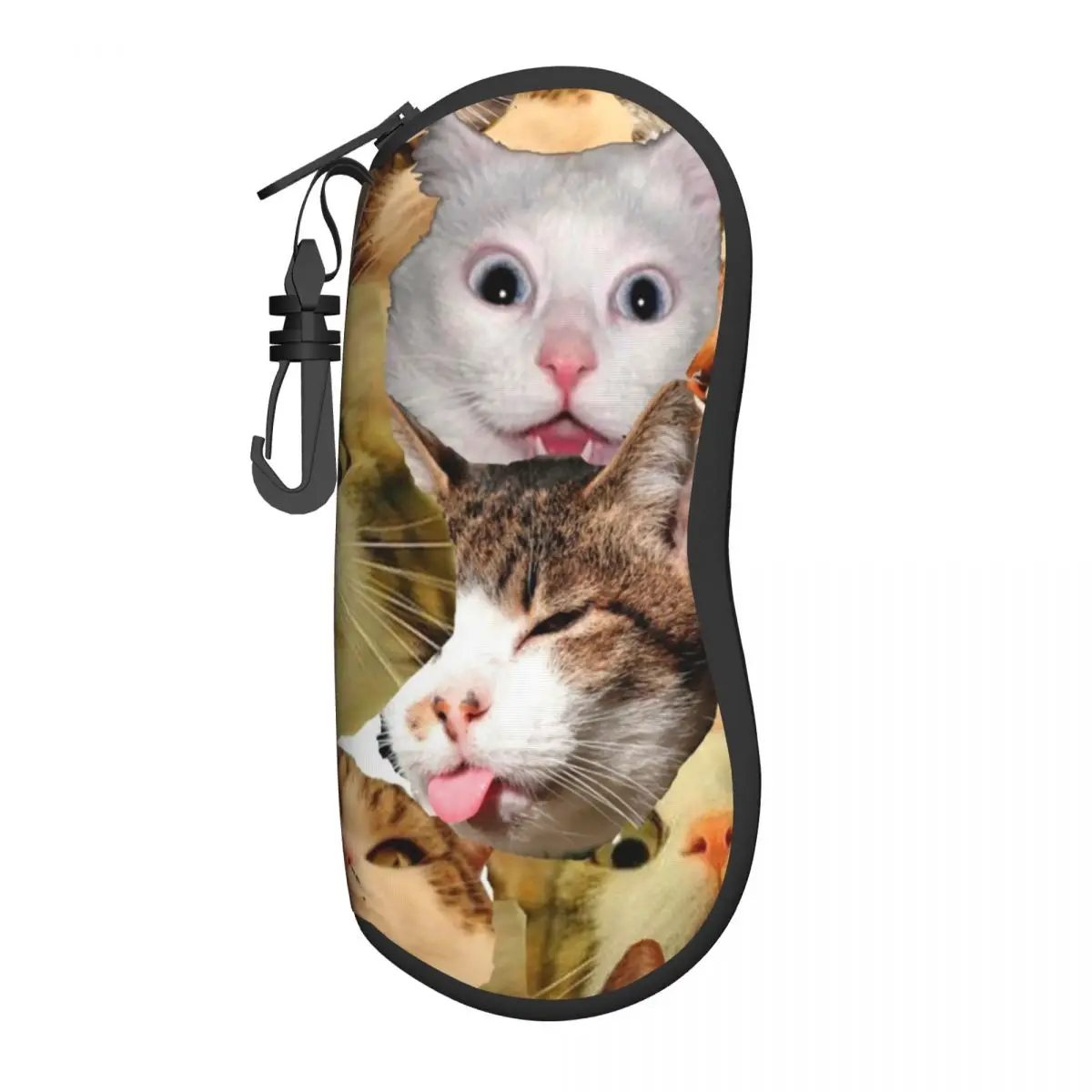 Cat Glasses Case Fashion Zipper Cute Funny Clever Glasses Storage Box Gift Eyeglasses Box
Cat Glasses Case Fashion Zipper Cute Funny Clever Glasses Storage Box Gift Eyeglasses Box