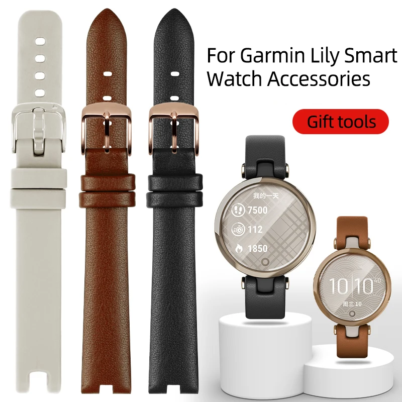 Genuine Leather Watchband Straps Sports Silicone Stainless Steel Belt For Garmin Lily Smart Watch Accessories Women's Bracelet
Genuine Leather Watchband Straps Sports Silicone Stainless Steel Belt For Garmin Lily Smart Watch Accessories Women's Bracelet