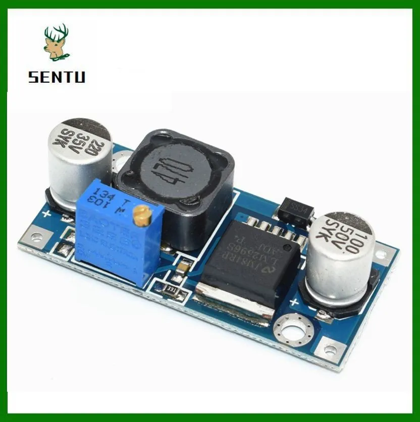 LM2596 Power Converter Step Down Module DC-DC 1.5V-35V Adjustable Power Supply 3.3V/5V/12V/24V
LM2596 Power Converter Step Down Module DC-DC 1.5V-35V Adjustable Power Supply 3.3V/5V/12V/24V