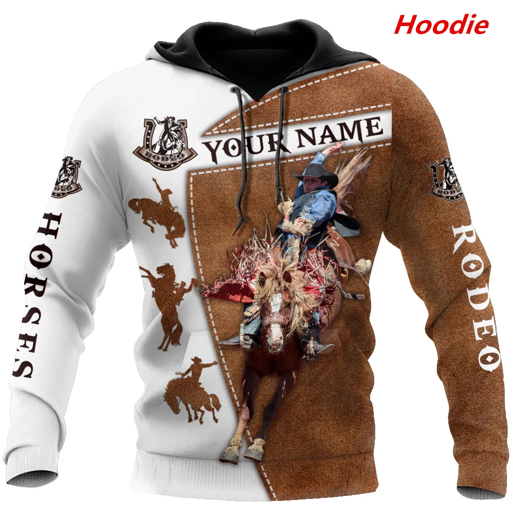 Autumn Fashion Men's Hoodie Custom Name Rodeo Bucking Horse 3D Printing Zipper Hoodie Unisex Street Leisure Sweatshirt C005
Autumn Fashion Men's Hoodie Custom Name Rodeo Bucking Horse 3D Printing Zipper Hoodie Unisex Street Leisure Sweatshirt C005