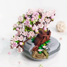 Eternal Flower Pink Sakura Cherry Tree Pot Plant 3D Model DIY Mini Blocks Bricks Building Toy for Children Gift Build Moc
Eternal Flower Pink Sakura Cherry Tree Pot Plant 3D Model DIY Mini Blocks Bricks Building Toy for Children Gift Build Moc