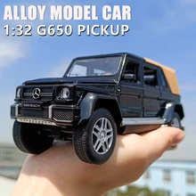 1:32 G650 Pickup Alloy Car Model Diecasts Metal Toy Off-Road Vehicles Car Model Simulation Collection Sound Light Kids Toy Gift
1:32 G650 Pickup Alloy Car Model Diecasts Metal Toy Off-Road Vehicles Car Model Simulation Collection Sound Light Kids Toy Gift