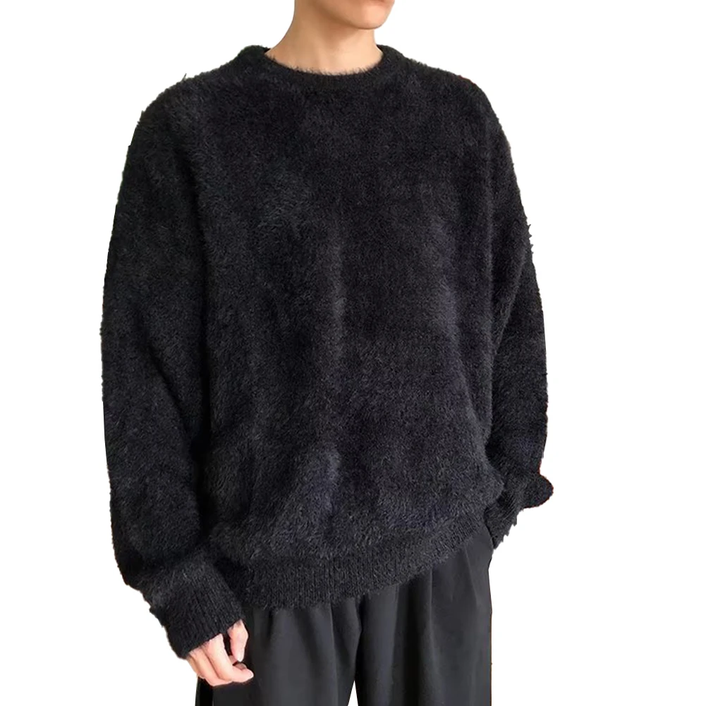 Fashionable Thicken Warm Sweaters for Men Korean Style Loose Casual Pullovers Long Sleeve Fleece White Black
Fashionable Thicken Warm Sweaters for Men Korean Style Loose Casual Pullovers Long Sleeve Fleece White Black