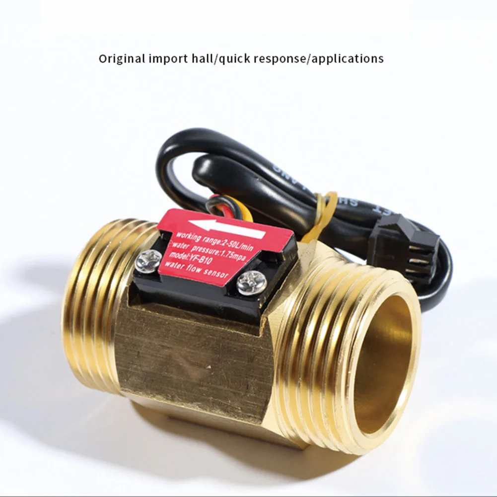 YF-B10 G1 Water Flow Hall Stream Sensor Switch Flow Meter DN25 For Industrial Turbine DC3.5~24V Wire Connection
YF-B10 G1 Water Flow Hall Stream Sensor Switch Flow Meter DN25 For Industrial Turbine DC3.5~24V Wire Connection