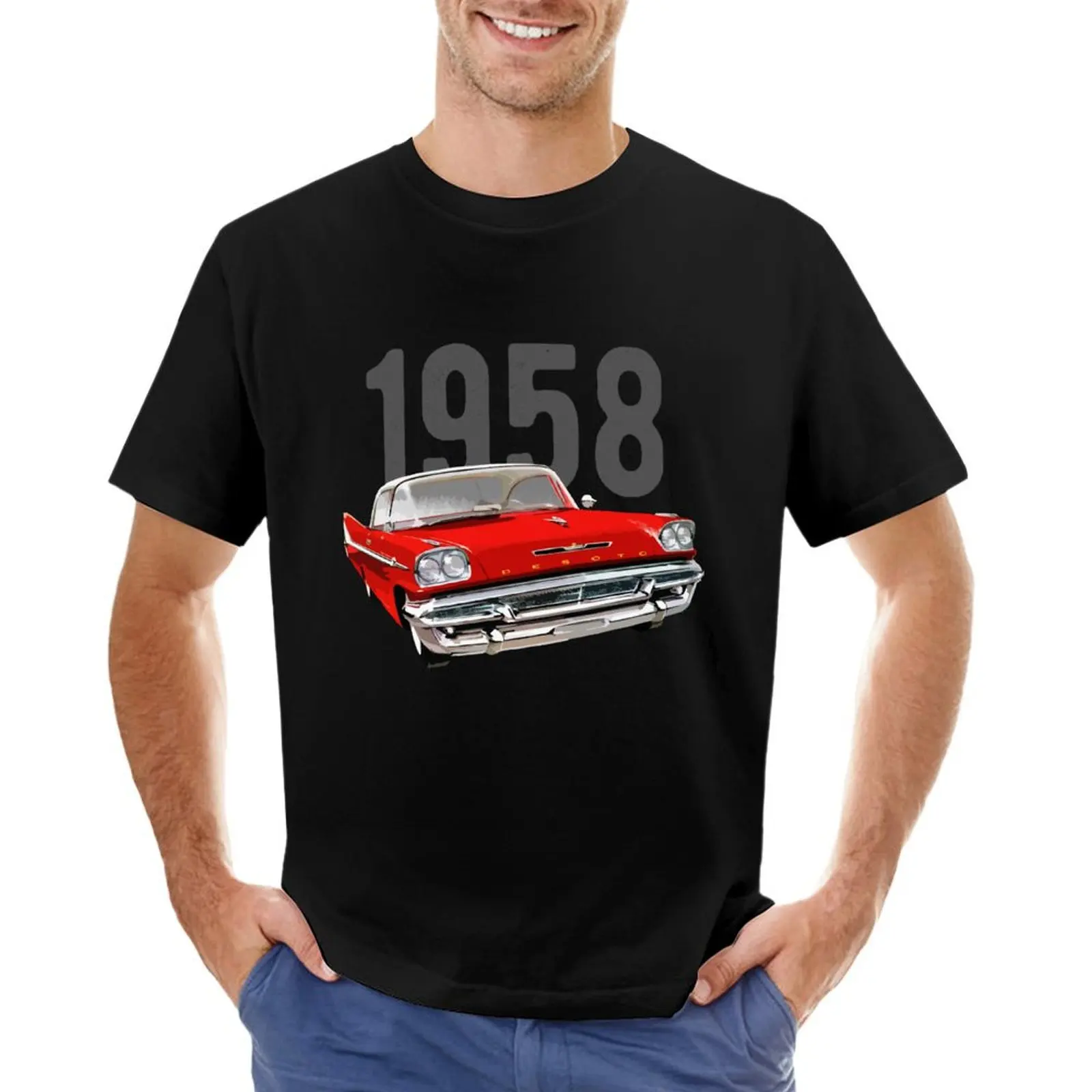 1958 Desoto, антикварная искусственная аниме одежда, спортивные поклонники, мужские футболки
1958 Desoto, антикварная искусственная аниме одежда, спортивные поклонники, мужские футболки