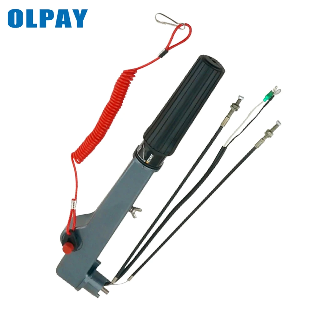 

63V-42111-01-4D Handle Steering Assy with Cable For Yamaha 9.9HP 15HP 13.5HP F6 F8 F9.9 Outboard Engine 63V-W0084-00