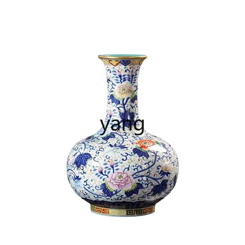 LXL Hand-Painted Antique Jingdezhen Vase Ceramic Bottle Decoration Living Room New Chinese Style Antique Shelf Porcelain
LXL Hand-Painted Antique Jingdezhen Vase Ceramic Bottle Decoration Living Room New Chinese Style Antique Shelf Porcelain