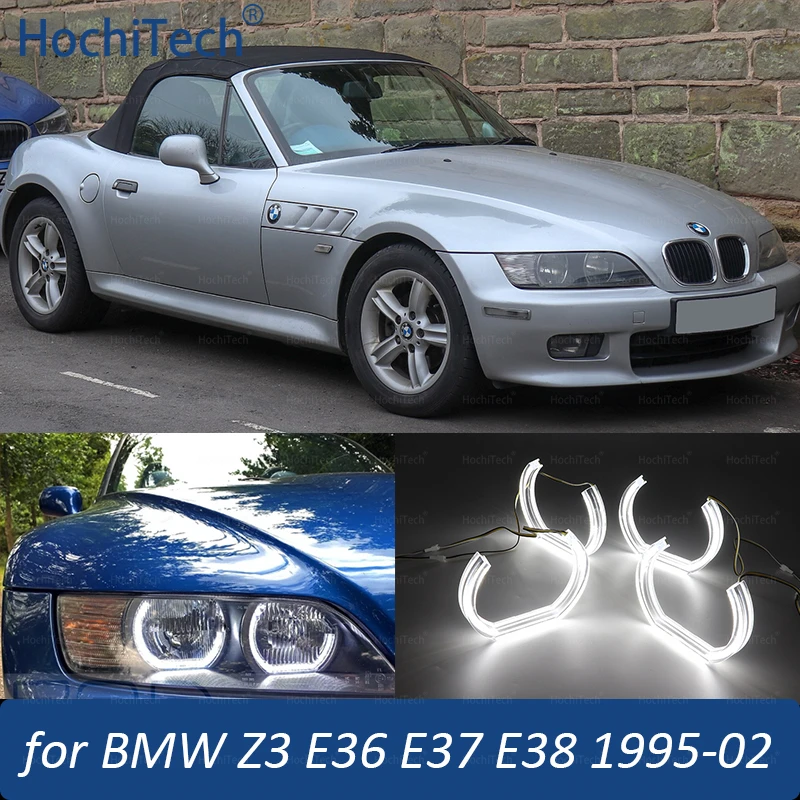 

Halo ring Cut Style LED Angel Eye kit DTM Style DRL Crystal Angel eyes for BMW z3 E36 E37 E38 roadster coupe 1995-2002