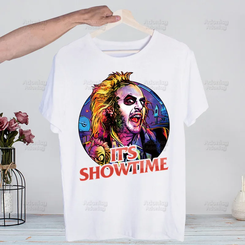 Beetlejuice Snake Harajuku T-shirts Men/Women Hip Hop Funny Tshirt Streetwear Horror Halloween T Shirts Short Sleeve Tops
Beetlejuice Snake Harajuku T-shirts Men/Women Hip Hop Funny Tshirt Streetwear Horror Halloween T Shirts Short Sleeve Tops
