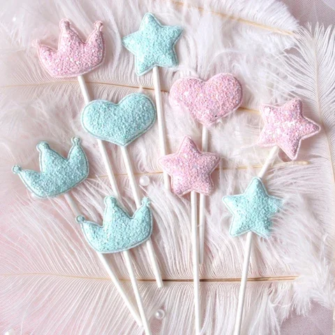 5Pcs Birthday Cake Decoration Love Heart Crown Stars Cupcake Decoration Wedding Children Birthday Party Supplies Cake Decoration
5Pcs Birthday Cake Decoration Love Heart Crown Stars Cupcake Decoration Wedding Children Birthday Party Supplies Cake Decoration