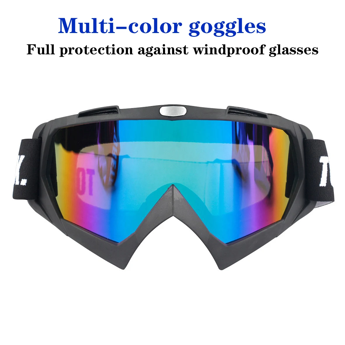 

Outdoor Sports, Ski Goggles, Motocross Cycling Goggles, Colorful Lenses, Windproof And Sandproof