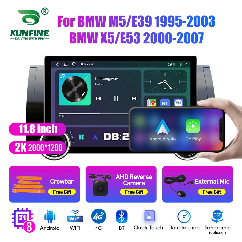 11.8 Inch 2K Double Knobs 2 Din Car Radio For Honda M5 E39 1995-2003 Car Radio DVD Multimedia Video Player Android Auto Carplay
11.8 Inch 2K Double Knobs 2 Din Car Radio For Honda M5 E39 1995-2003 Car Radio DVD Multimedia Video Player Android Auto Carplay