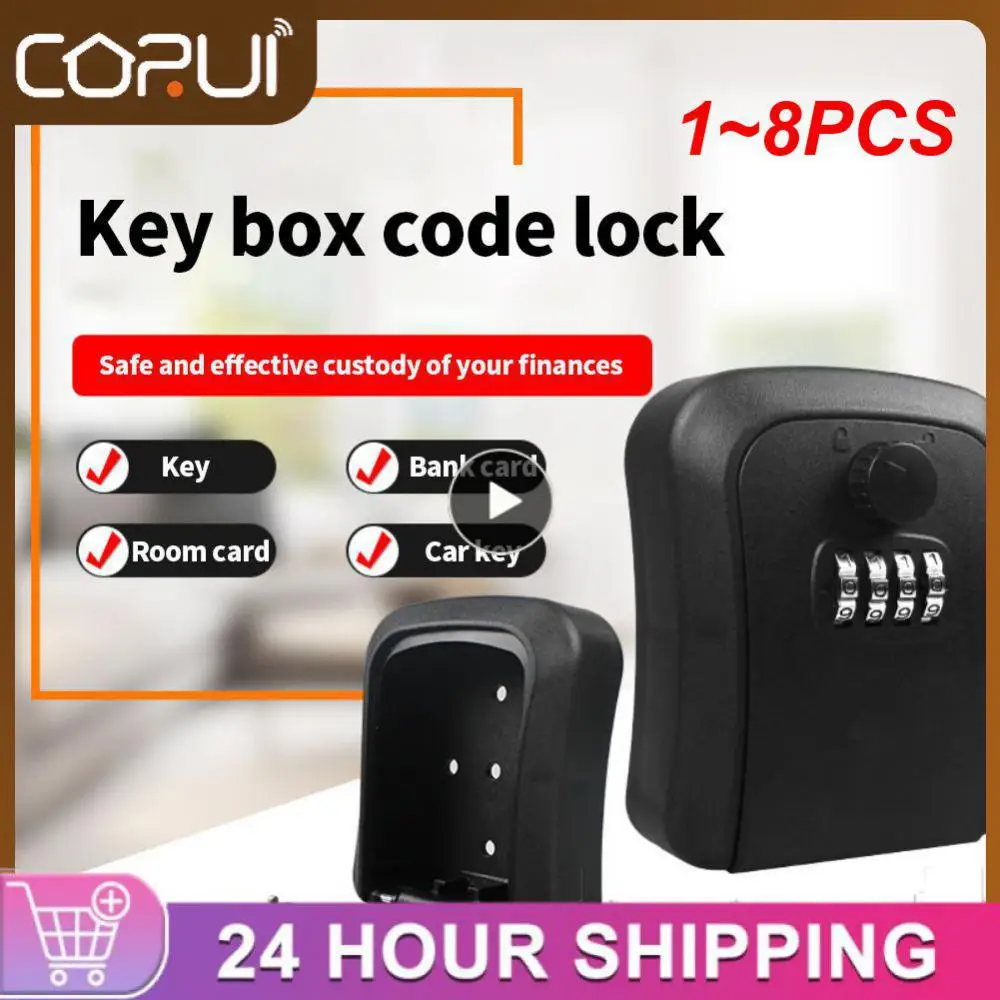 1~8PCS Weatherproof Wall-mounted Key Safe Password Key Box Key Lock Box No4 Combination Key Storage Lock Box Indoor and Outdoor
1~8PCS Weatherproof Wall-mounted Key Safe Password Key Box Key Lock Box No4 Combination Key Storage Lock Box Indoor and Outdoor