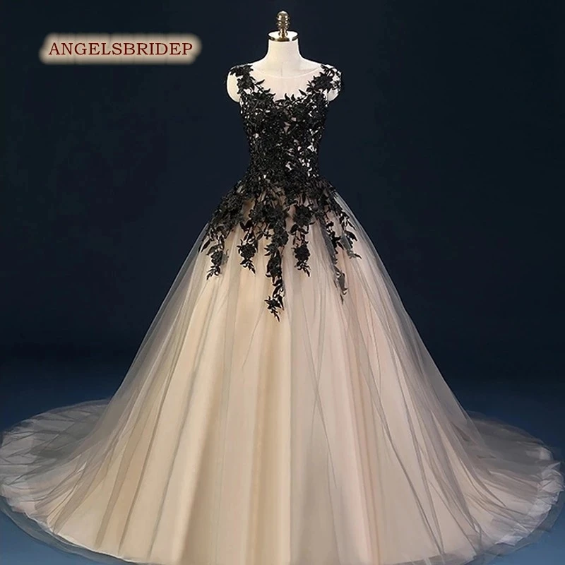 Винтажное свадебное платье цвета шампанского, бальное платье, Тюлевое кружевное свадебное платье со шлейфом, официальное платье невесты из Саудовской Аравии
Винтажное свадебное платье цвета шампанского, бальное платье, Тюлевое кружевное свадебное платье со шлейфом, официальное платье невесты из Саудовской Аравии