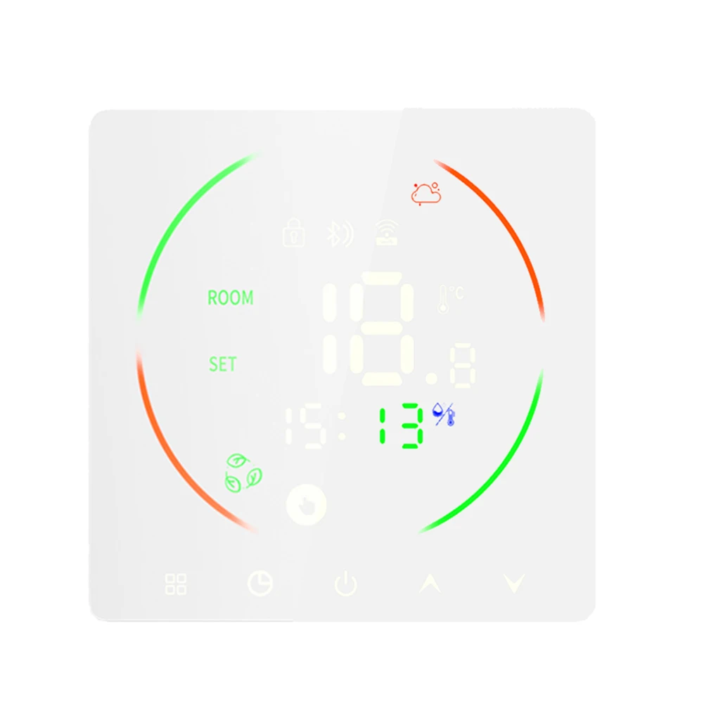 Programmable Design Boiler Control Adjustable Brightness Brightness Control Heating Programmable Thermostat Tuya App
Programmable Design Boiler Control Adjustable Brightness Brightness Control Heating Programmable Thermostat Tuya App