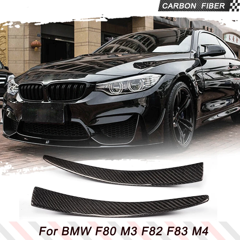 For BMW F80 M3 F82 F83 M4 2014 - 2018 Carbon Fiber Front Bumper Moulding Trims Decoration Carbon Fiber / FRP 2PCS/SET Canards
For BMW F80 M3 F82 F83 M4 2014 - 2018 Carbon Fiber Front Bumper Moulding Trims Decoration Carbon Fiber / FRP 2PCS/SET Canards