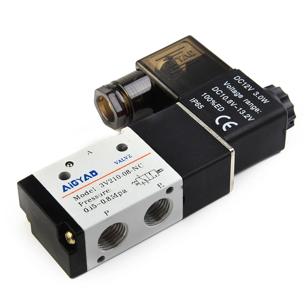 Solenoid Valve High Quality 110*65*22mm Solenoid Valve 0.15-0.8MPa 2 Position 3 Way 1/4 PT Air Pneumatic Solenoid Valve
Solenoid Valve High Quality 110*65*22mm Solenoid Valve 0.15-0.8MPa 2 Position 3 Way 1/4 PT Air Pneumatic Solenoid Valve