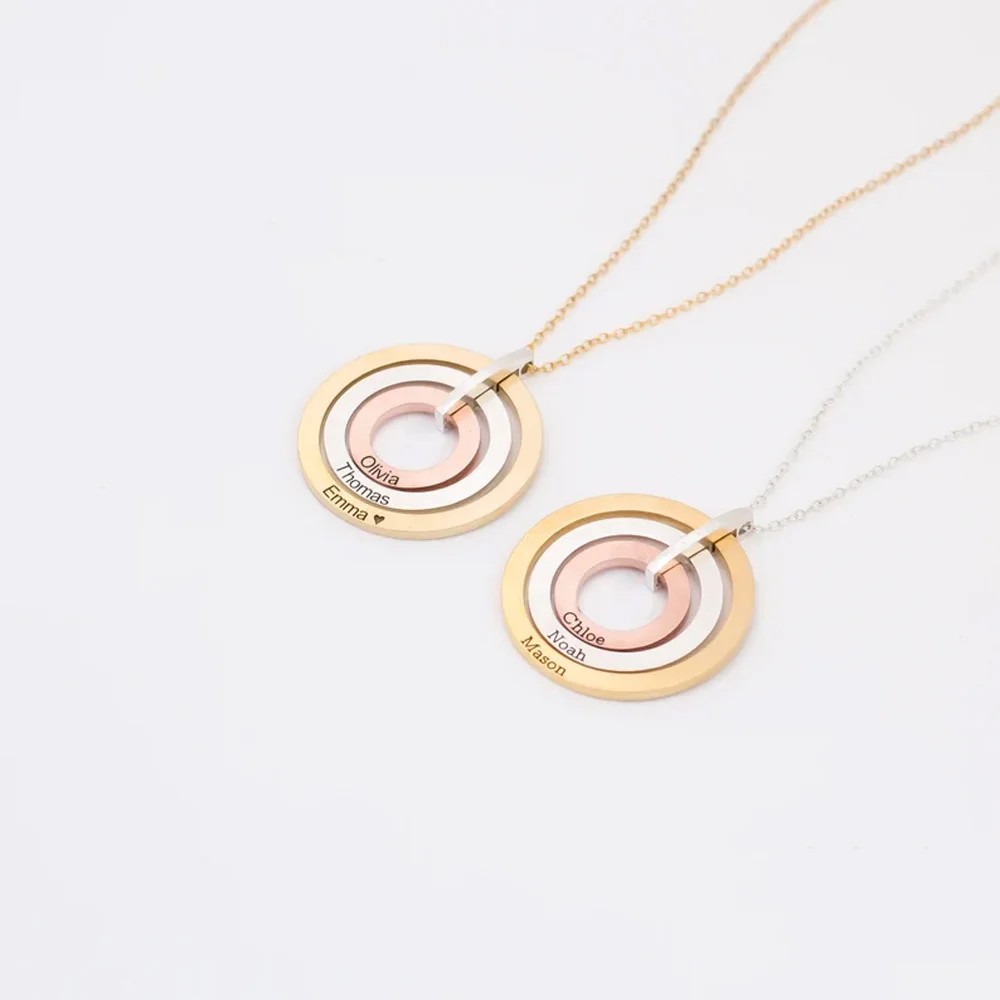 Custom Name Necklace Personalized Silver Gold Rose Gold Circle Choker Stainless Steel Necklaces For Women Customized Jewelry
Custom Name Necklace Personalized Silver Gold Rose Gold Circle Choker Stainless Steel Necklaces For Women Customized Jewelry