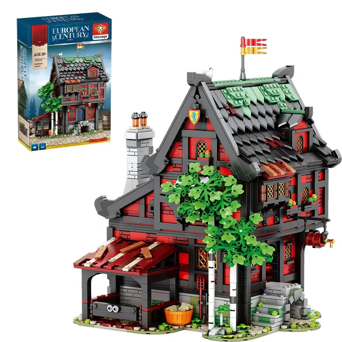 Medieval Crusader‘s Inn Town Street View House Building Block City Architecture Bricks Toys for Children Birthday Gifts 66017
Medieval Crusader‘s Inn Town Street View House Building Block City Architecture Bricks Toys for Children Birthday Gifts 66017