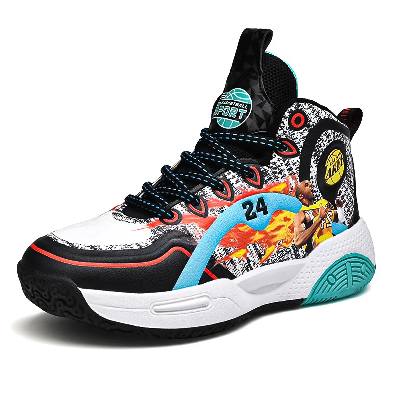 Children's Basketball Shoes Boys Training Shoes 24 Spring and Autumn New Children's Sports Shoes Boys High Top Basketball Shoe
Children's Basketball Shoes Boys Training Shoes 24 Spring and Autumn New Children's Sports Shoes Boys High Top Basketball Shoe