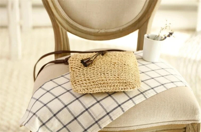 Travel Wicker Crossbody Tote - Hand Woven Bohemian Beach Shoulder Bag 19 S66800a7b63d547759c95236769e09fb0Z