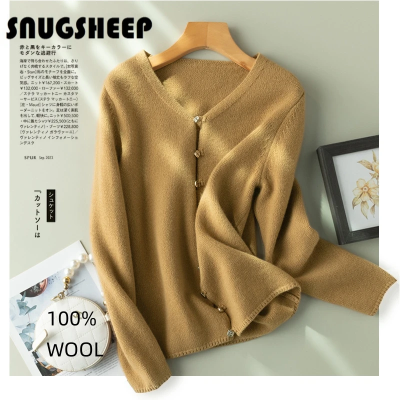 v neck wool cardigan 2023 women botton up sweater long sleeve top winter sweaters womens korean clothes brown fashion tops woman
v neck wool cardigan 2023 women botton up sweater long sleeve top winter sweaters womens korean clothes brown fashion tops woman