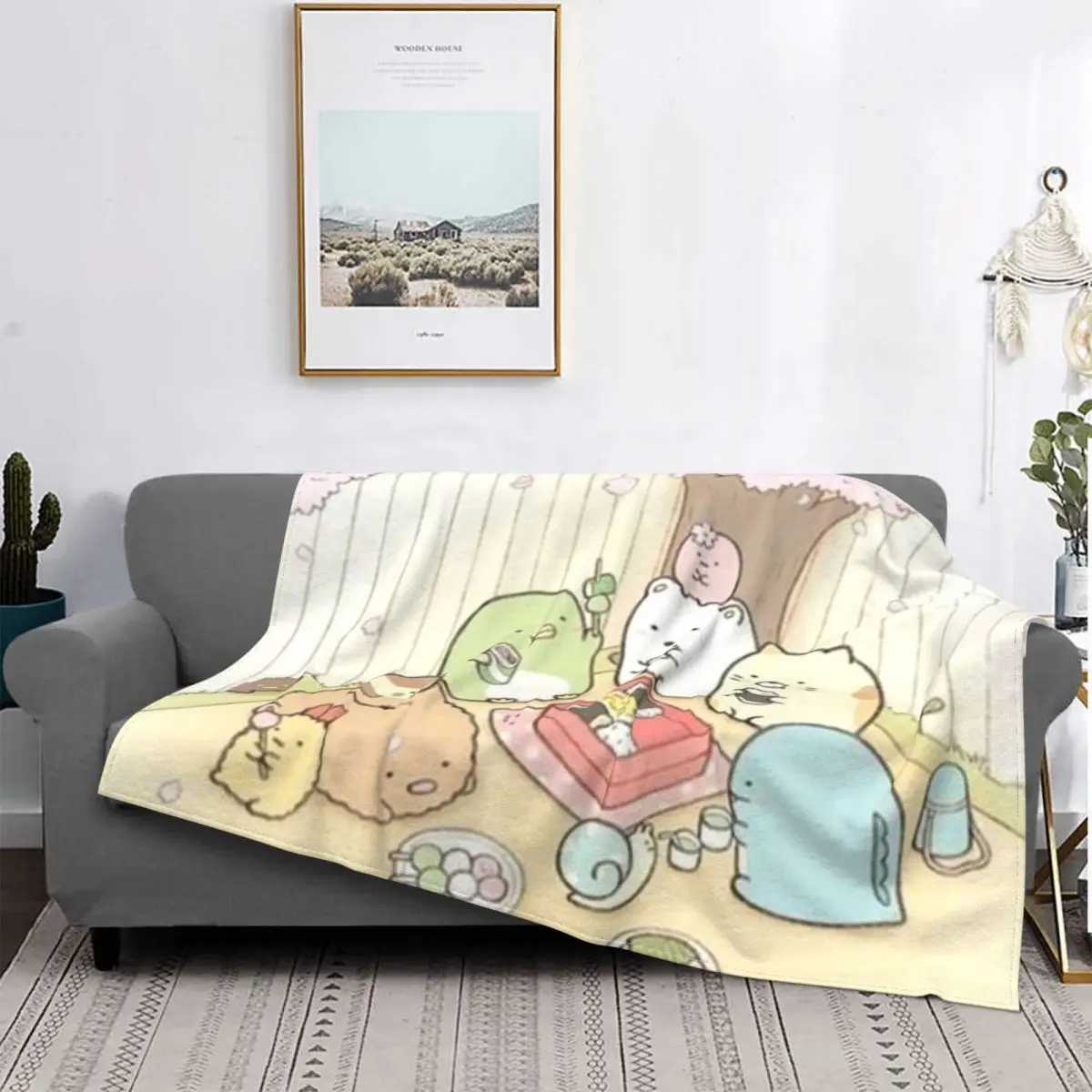 Cute Sumikko Gurash Cartoon Blankets Anime for kids Wool Novelty Warm Throw Blanket for Bedspread Spring/Autumn
Cute Sumikko Gurash Cartoon Blankets Anime for kids Wool Novelty Warm Throw Blanket for Bedspread Spring/Autumn