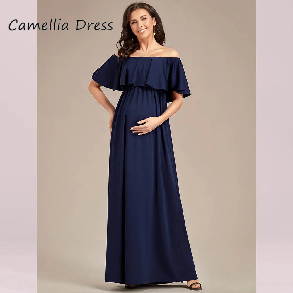 Demure A-line Evening Dresses Off the Shoulder For Women Prom Dresses Illusion Back Floor-length Refined Party Dresses 
Demure A-line Evening Dresses Off the Shoulder For Women Prom Dresses Illusion Back Floor-length Refined Party Dresses