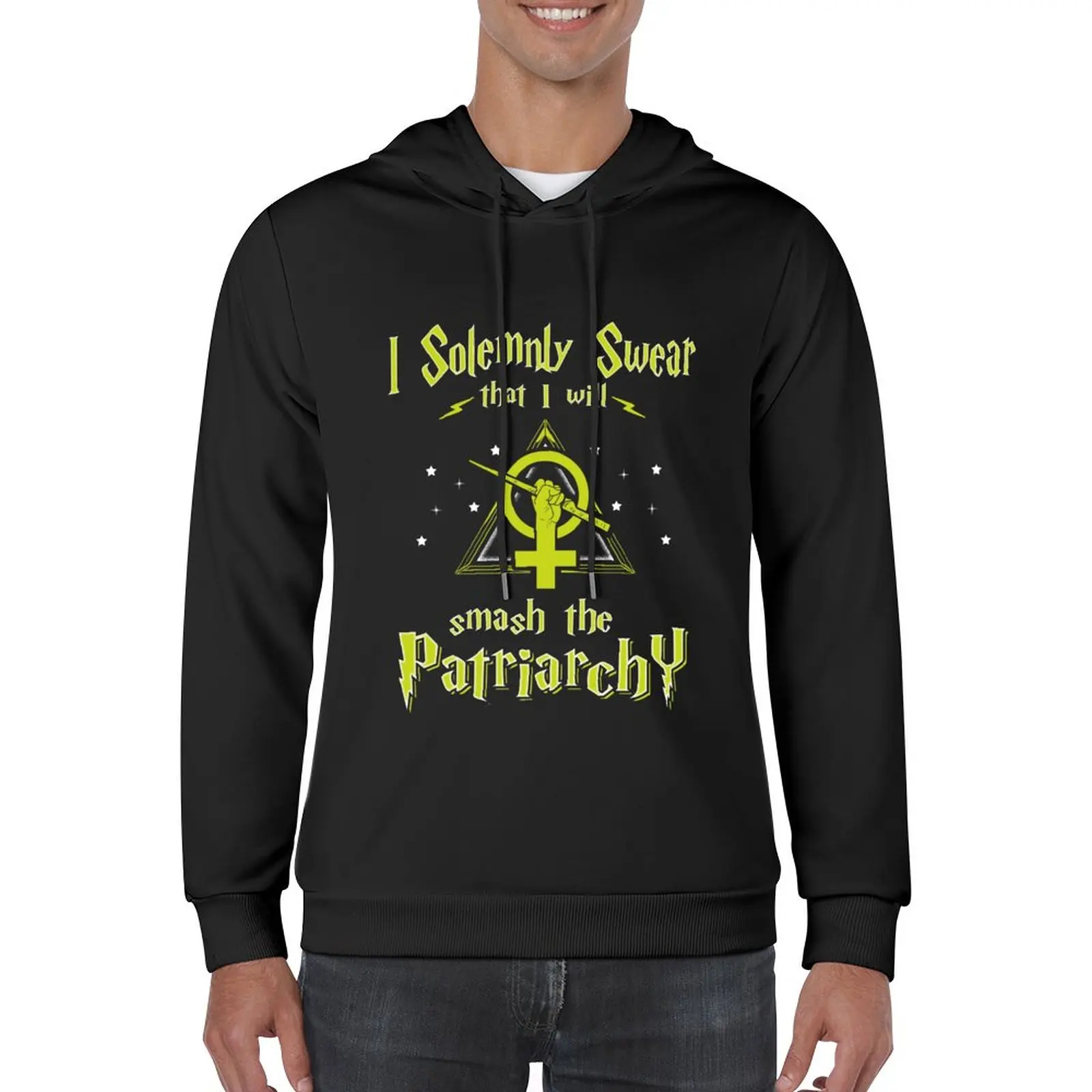 

New I Solemnly Swear That I Will Smash the Patriarchy Pullover Hoodie korean style clothes designer hoodies