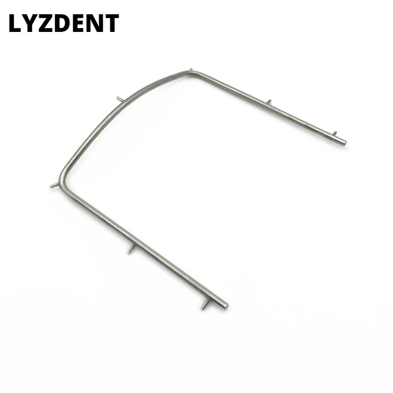 

LYZDENT, 1 шт., резиновый держатель для стоматологической рамки из нержавеющей стали, инструмент, автоклавируемый для стоматологических лабораторных принадлежностей