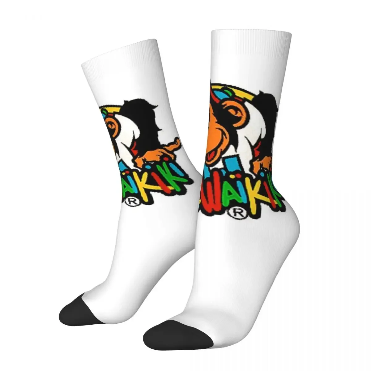 

All Seasons Crew Stockings Monkey Lc Waikiki Singe Socks Harajuku Hip Hop Long Socks Accessories for Men Women Birthday Present