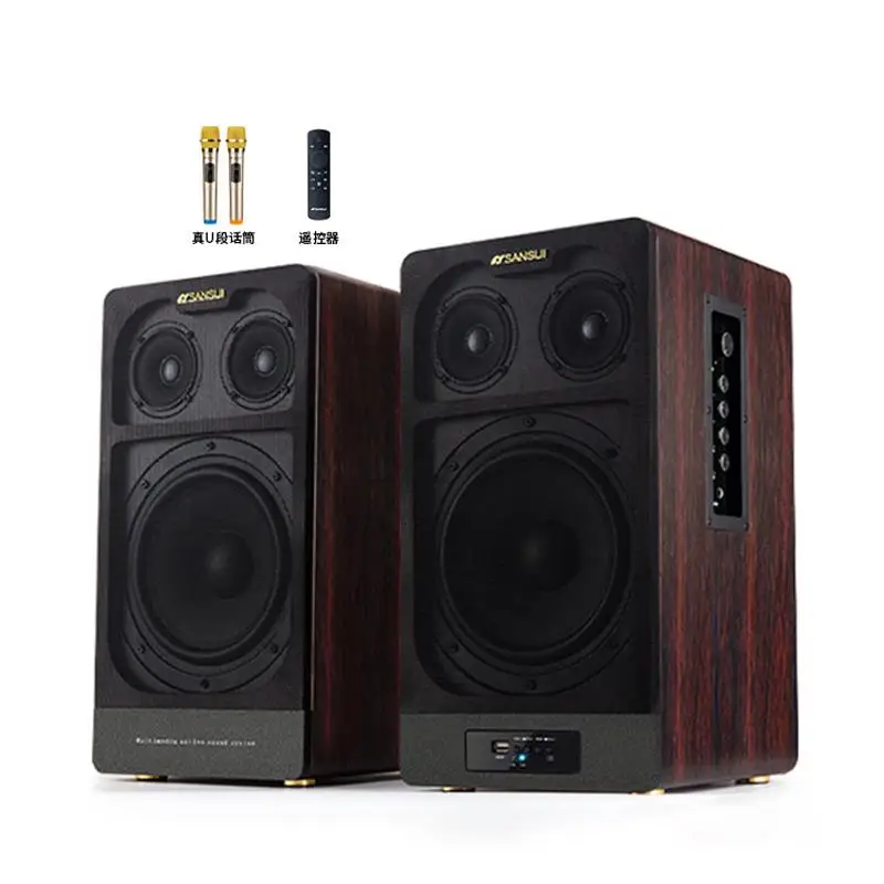A Pair 8 Inch Hifi Active Super Subwoofer Bookshelf Speaker 2.0 Two-Way Bluetooth 4.2 Wooden Home Computer TV Hifi Fever Speaker
A Pair 8 Inch Hifi Active Super Subwoofer Bookshelf Speaker 2.0 Two-Way Bluetooth 4.2 Wooden Home Computer TV Hifi Fever Speaker