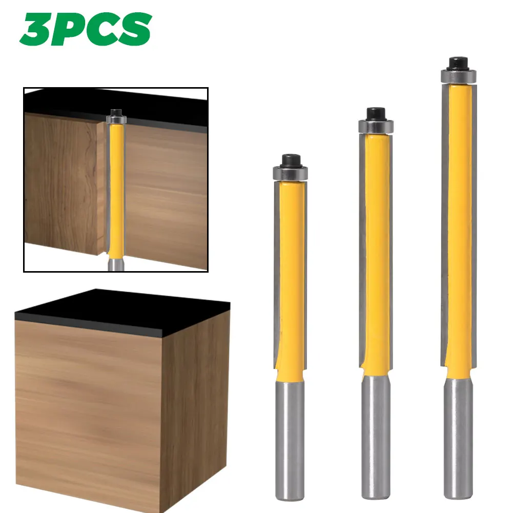 1Pc 8 SHANKlong blade flush bit Flush Trim Router Bit End Bearing For Woodworking Cutting Tool
1Pc 8 SHANKlong blade flush bit Flush Trim Router Bit End Bearing For Woodworking Cutting Tool