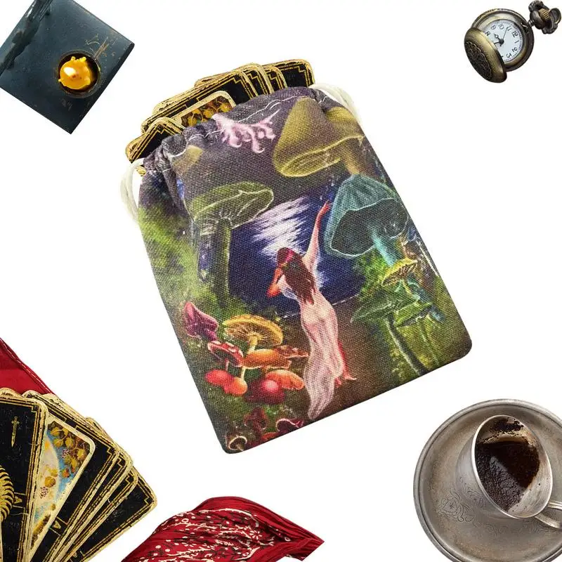 Velvet Tarots Storage Bags Divination Drawstring Pouch Jewelry Candy Gift Card Bag Dice Storage Bag For Tarot Lovers
Velvet Tarots Storage Bags Divination Drawstring Pouch Jewelry Candy Gift Card Bag Dice Storage Bag For Tarot Lovers